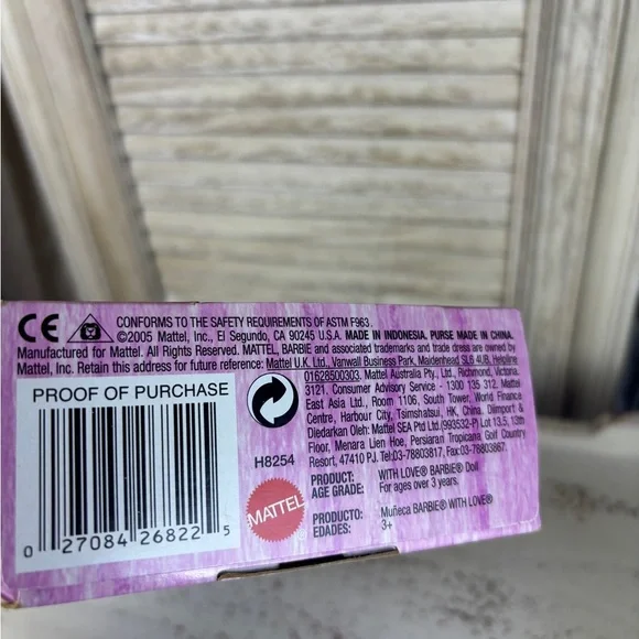 Barbie with love Collection 2005 new  in Box from Matel. Nib - Picture 3 of 3